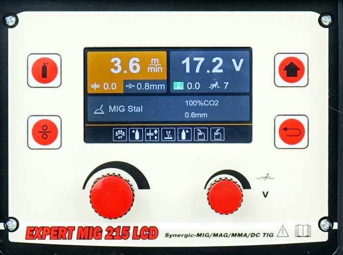 EXPERT MIG 215 LCD-7
