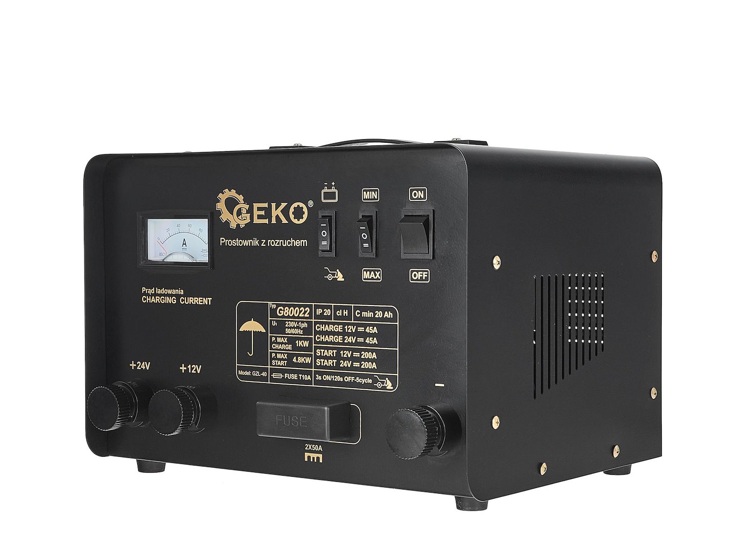 Geko Prostownik G80022-4