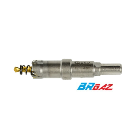 Otwornica widiowa - koronka do metalu 18mm z wiertłem tytanowym