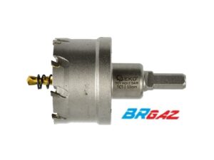 Otwornica widiowa - koronka do metalu 53mm z wiertłem tytanowym