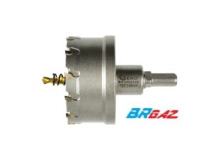 Otwornica widiowa - koronka do metalu 65mm z wiertłem tytanowym